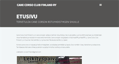 Desktop Screenshot of canecorsoclub.fi