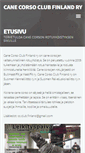 Mobile Screenshot of canecorsoclub.fi